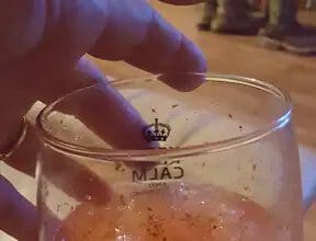 Véres koktél Halloween koktél