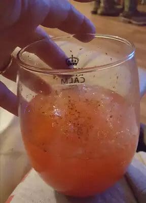 Véres koktél Halloween koktél