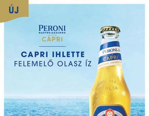 A Peroni új szuperprémium lágere, amelyet Capri szigete ihletett, kifejezetten a laza férfiaknak szól. Peroni Nastro Azzurro Stile Capri
