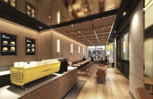 Vasárnaptól bezár a Régi posta utcai McDonald’s Látványterv - McCafé-rész