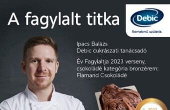 Kézműves flamand csoki: FrieslandCampina-bronzérem az Év Fagylaltja versenyen Ipacs Balázs Flamand Csoki Fagyi