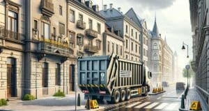 Biztonságos konténer rendelés közterületre Konténer