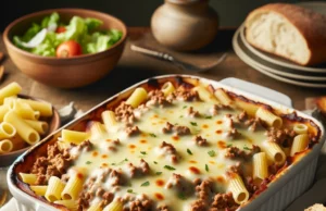 Egyszerű darált húsos rakott tészta Egyszerű darált húsos tészta