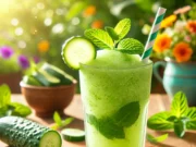 Frissítő uborkás-mentás jégkása