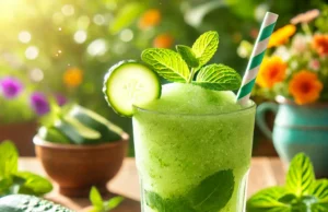 Frissítő uborkás-mentás jégkása