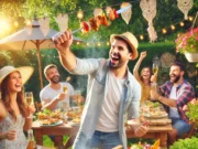 A repülő csirke Souvlaki: avagy egy kerti parti története