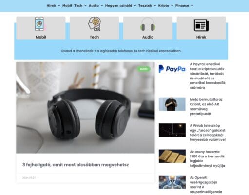 A tech világ legújabb hírforrása – Bemutatkozik a Phonebazis