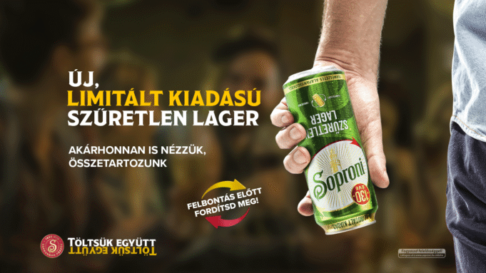 A Soproni jubileumi limitált kiadású sörújdonsága a Szűretlen Lager