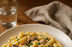 Mit főzzek randira, ha csak tésztát tudok főzni? – Ez a tejszínes-gombás csirkés tészta mindig bejön