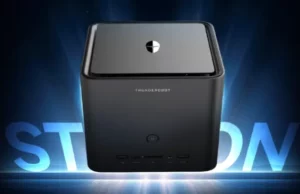 Megérkezik a 33. Ryzen AI Max+ 395 gép, egy kocka alakú Thunderobot asztali PC SD kártyaolvasóval