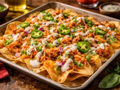 Buffalo csirkés nachos – a sütőben sült, sajtos, csípős kedvenc 20 perc alatt