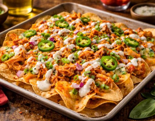 Buffalo csirkés nachos – a sütőben sült, sajtos, csípős kedvenc 20 perc alatt