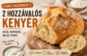 A 2 hozzávalós kenyér, ami miatt hirtelen mindenki péket akar játszani otthon házi kenyér, gyors kenyér recept, 2 hozzávalós kenyér, egyszerű sütés, comfort food, házi pékség, életmód, konyhai inspiráció, gyors receptek, friss kenyér