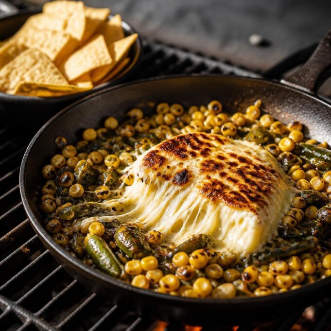 featured-image-43 Hatch chiles Oaxaca sajtos dip grillen: 25 perc, egyetlen serpenyő