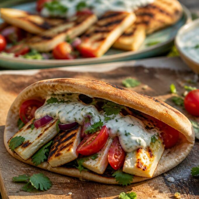 featured-image-46 Zhugos grillezett halloumi pita: fűszeres, tzatzikis, ropogós