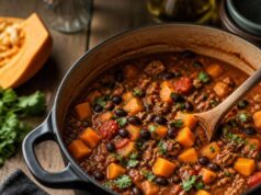 Sütőtökös chili 35 perc alatt: tartalmas vacsora egy lábasból Sütőtökös chili 35 perc alatt: tartalmas vacsora egy lábasból