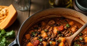 Sütőtökös chili 35 perc alatt: tartalmas vacsora egy lábasból Sütőtökös chili 35 perc alatt: tartalmas vacsora egy lábasból