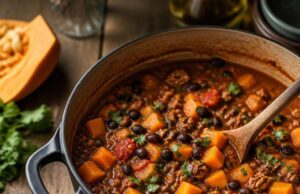 Sütőtökös chili 35 perc alatt: tartalmas vacsora egy lábasból Sütőtökös chili 35 perc alatt: tartalmas vacsora egy lábasból
