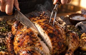 Grillezett egész csirke 3 hozzávalóból: ropogós bőr, szaftos hús Grillezett egész csirke 3 hozzávalóból: ropogós bőr, szaftos hús
