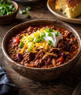 Klasszikus chili marhahússal és kétféle babbal Klasszikus chili marhahússal és kétféle babbal