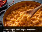 Gochujangos chilis-sajtos makaróni egy lábasban Gochujangos chilis-sajtos makaróni egy lábasban
