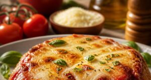 Sült csirke parmezán ropogós panírral Sült csirke parmezán ropogós panírral