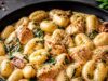 Krémes gnocchi pirult csirkecombbal Krémes gnocchi pirult csirkecombbal