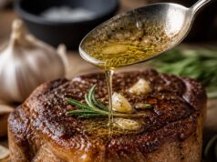 Ribeye vajjal locsolva: így kap éttermi kérget a steak Ribeye vajjal locsolva: így kap éttermi kérget a steak