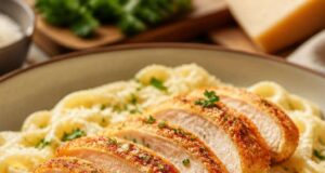 Ropogós csirkés fettuccine Alfredo Ropogós csirkés fettuccine Alfredo