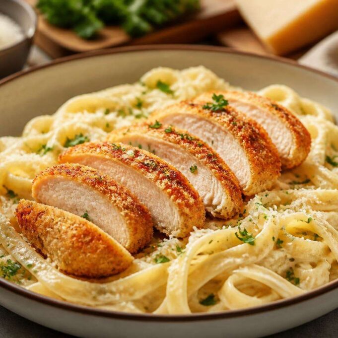 2026-10-05-ropogos-csirkes-fettuccine-alfredo-featured Ropogós csirkés fettuccine Alfredo